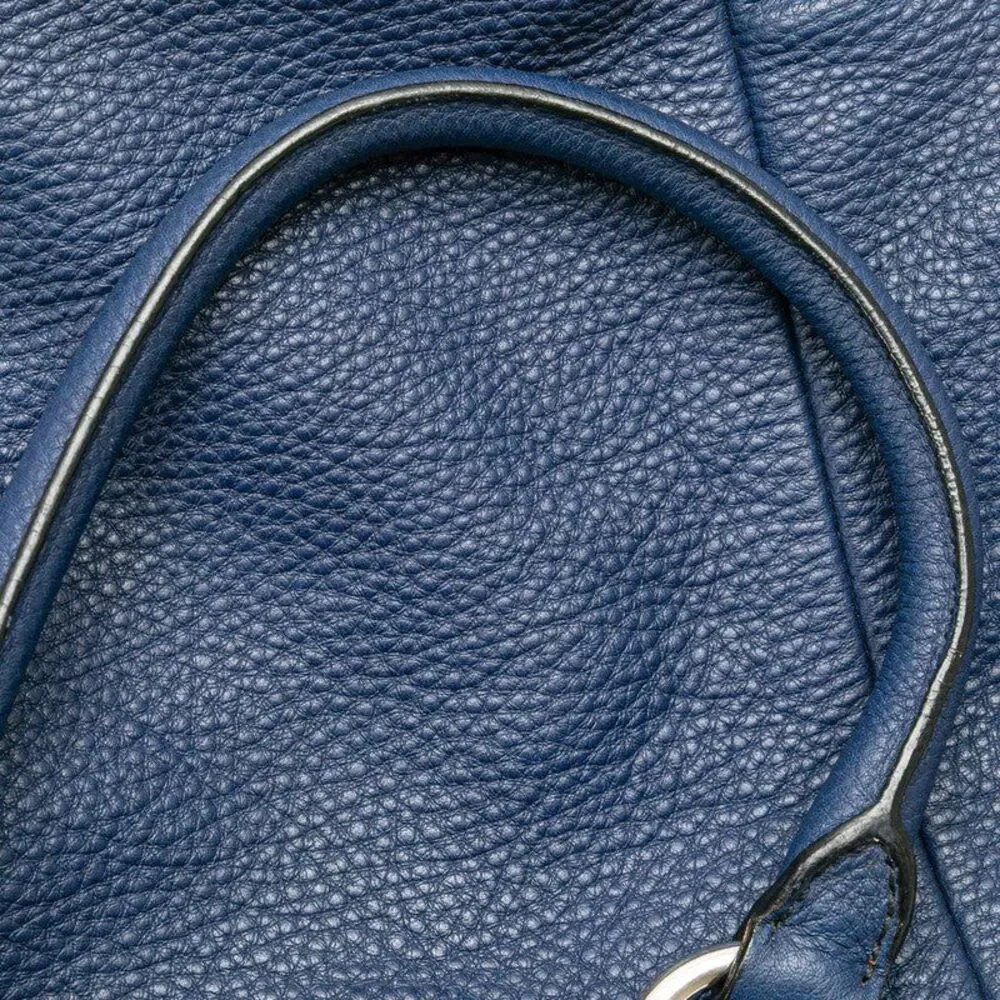 Prada Triangle Logo Plate Leather Handbag - Picture 6 of 10